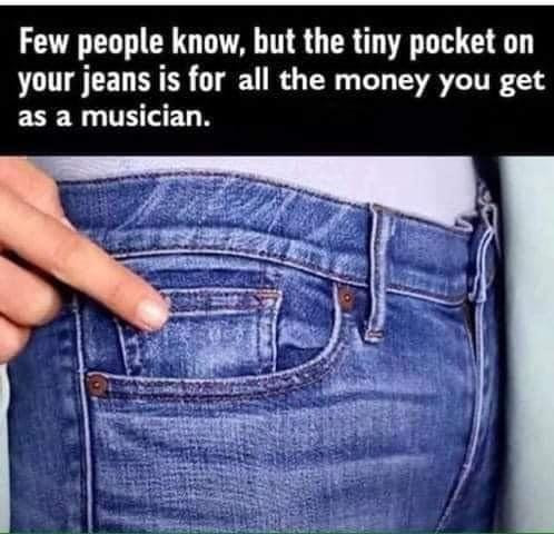 Money you get as a musician