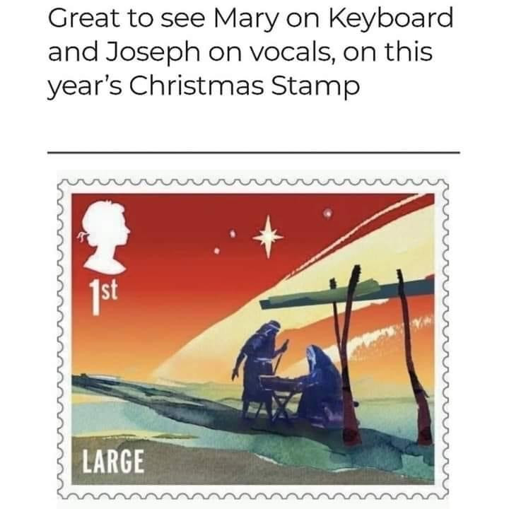 Mary on keyboard and Joseph on vocals