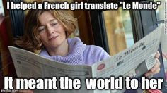 Translating le monde