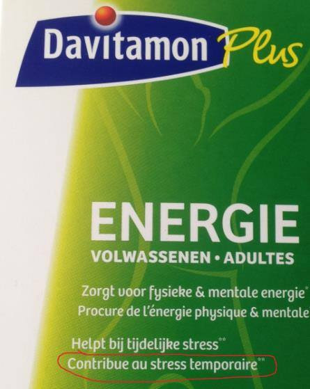 Contribue au stress temporaire